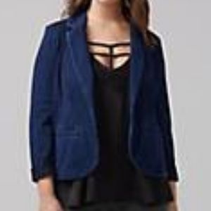 *NWT* Lane Bryant 3/4 Sleeve Denim Blazer